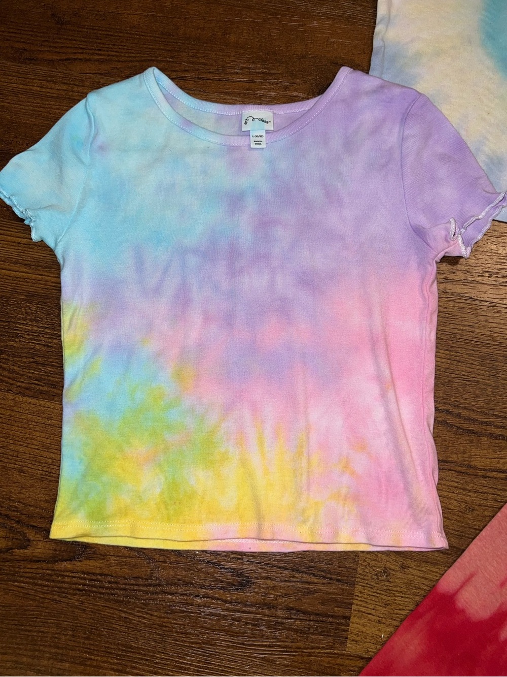 Art Class Custom Tie-Dye Colorful Short and Long Sleeve Shirt Bundle Size M/L - Picture 4 of 8